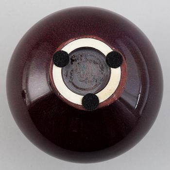 Berndt Friberg, a signed stoneware vase, Gustavsberg 1979.