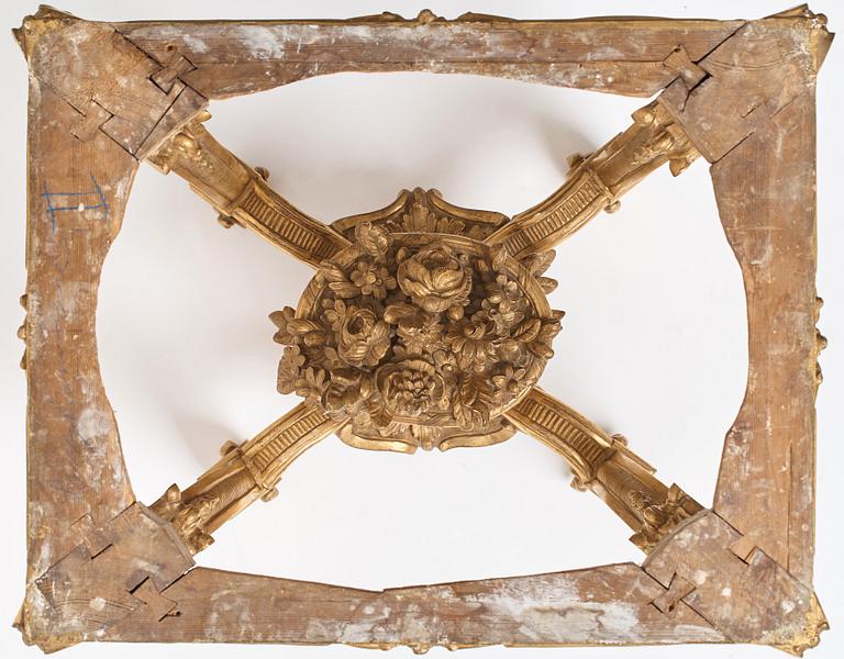A Swedish Royal Rococo mid 18th century table, belonged to Lovisa Ulrika (Queen of Sweden 1751-1771).