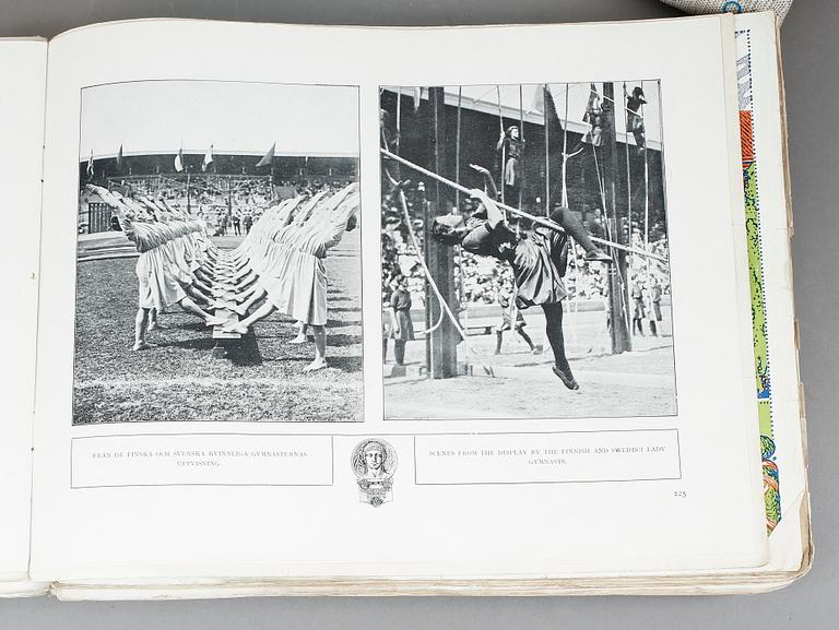 MEMORABILIA, 5 delar, Olympiska Spelen, 1912, 1936, 1952 mm.