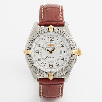 Breitling, Wings, wristwatch, 38 mm.