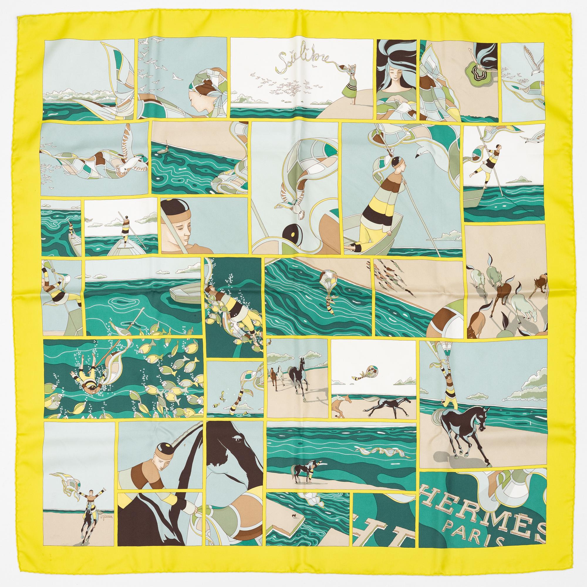 Hermès, scarf, "Soie Libre".