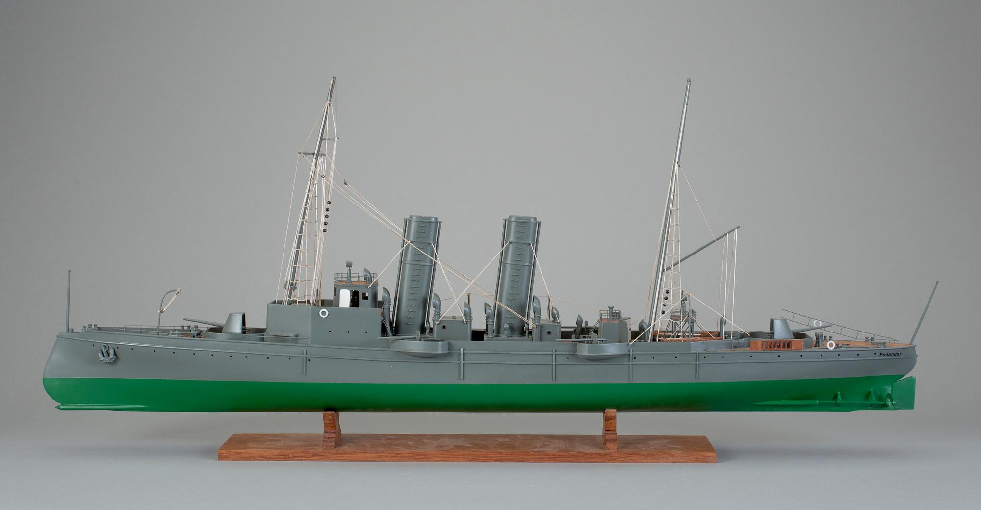 FARTYGSMODELL, torpedkryssaren "Psilander", 2000-tal.