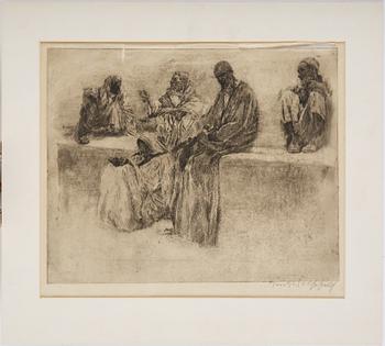 Erich Wolfsfeld, Tre stycken etsningar.