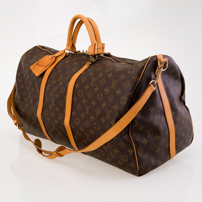 LOUIS VUITTON, "Keepall Bandoulière 60", VÄSKA.