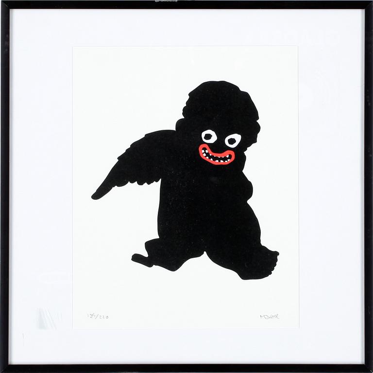 MAKODE LINDE, färglitografi, signerad och numrerad 134/220.