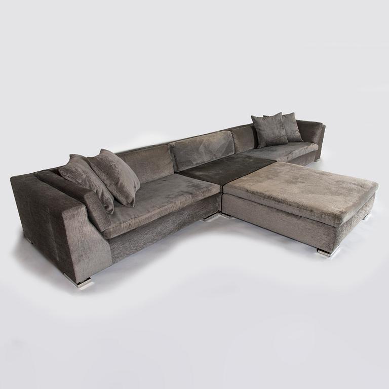 A 21st century sofa by Minotti, Italy.