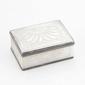 DOSA, silver och pärlemor, sekelskifte 1800/1900.