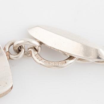 Arvo Saarela, silver and cabochon cut amethyst necklace.