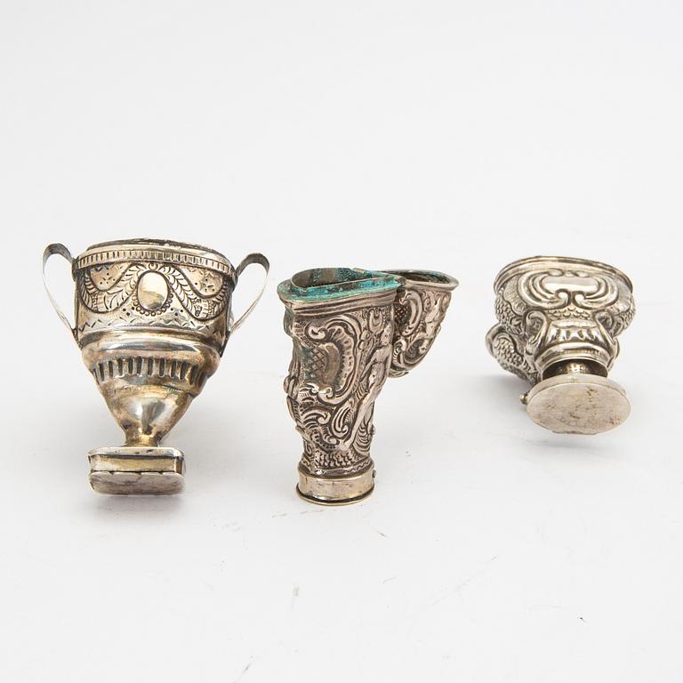 Luktdosor 8 st silver 1700-tal Danmark.