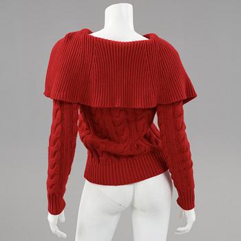 Two knitted sweaters by ralph lauren.