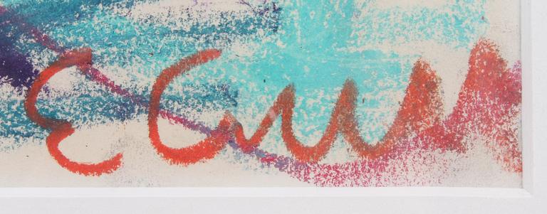 ERLAND CULLBERG, kritteckning, sign.
