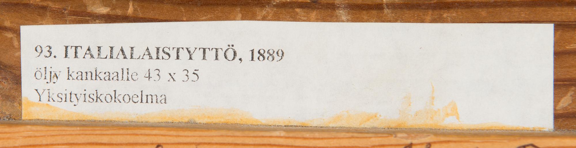 Akseli Gallen-Kallela, "Italiensk flicka".