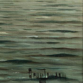 ARUP JENSEN, olja på duk, signerad.