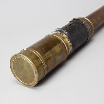 A spotting scope with stand, around 1900's.
