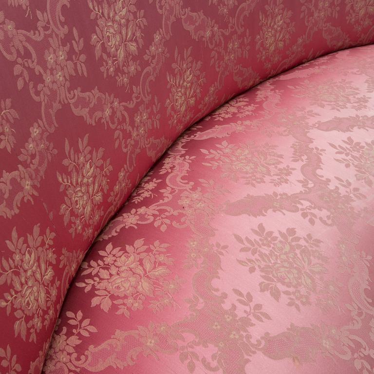 SOFFA och SALONGSBORD, rokokostil, 1900-tal.