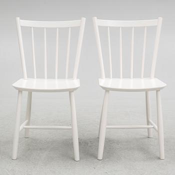 Børge Mogensen, a set of 10 chairs, "J49", Fredericia Furniture, Denmark, 2012.