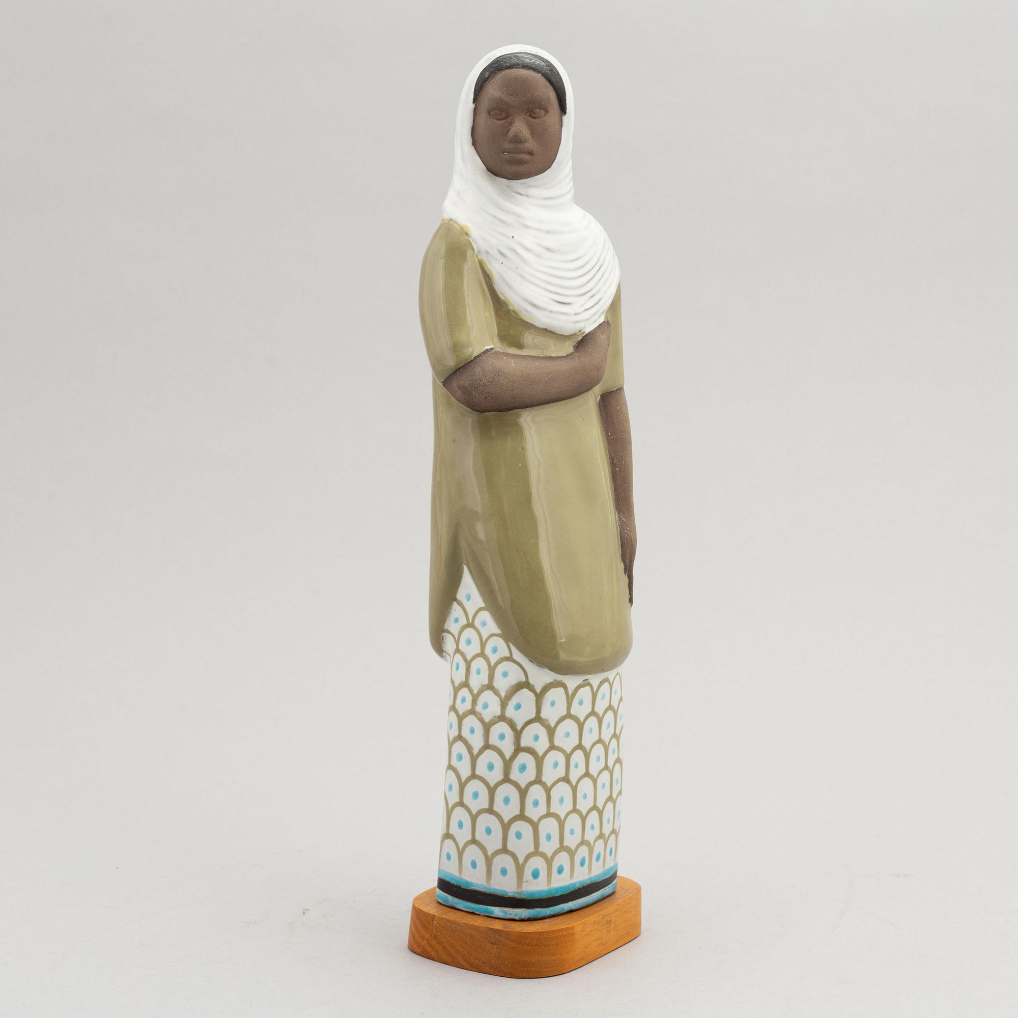 Mari Simmulson, a stoneware sculpture from Upsala Ekeby.