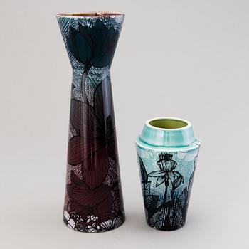 HEINI RIITAHUHTA, a porcelain vase/candlestick, Pro Arte 4/10 2013, signed Heini Riitahuhta.