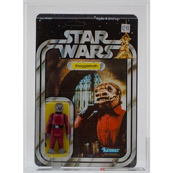 STAR WARS, Snaggletooth, 21 back-a, AFA 85 NM+, Kenner 1979.