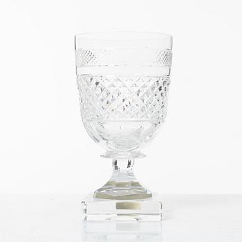 Elis Bergh, glasservis, 107 delar, "Kent", Kosta Boda.