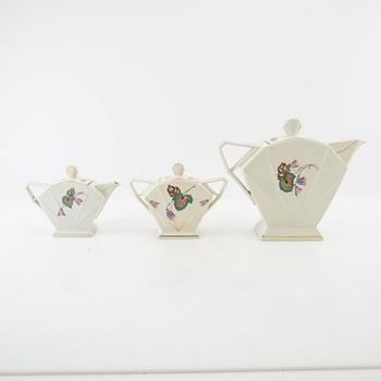 Tea service 3 dl Victoria Czechoslovakia 1930s porcelain.