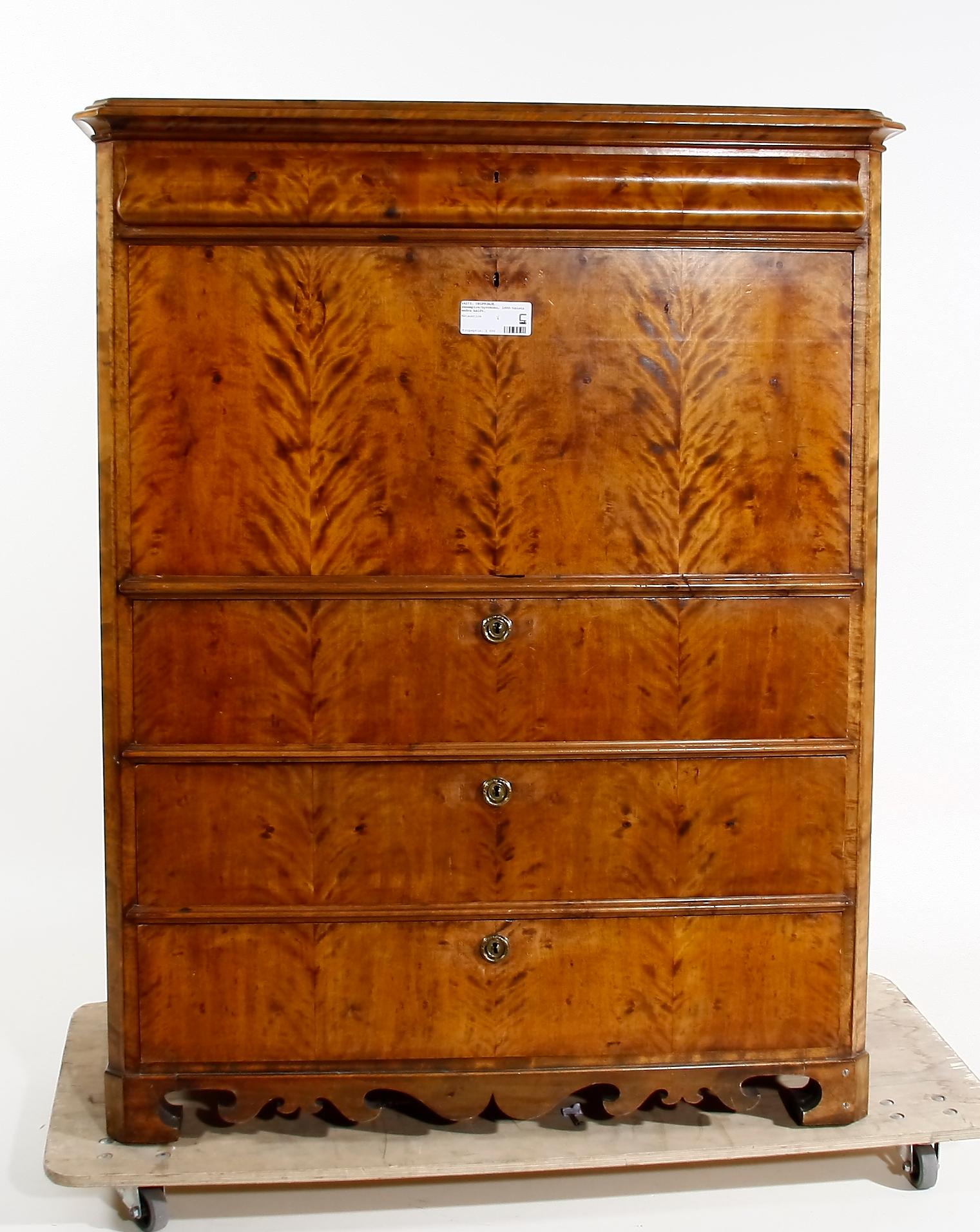 CHIFFONJÉ, senempire/nyrokoko, 1800-talets andra hälft.
