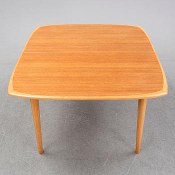 A teak dining table and four chairs, Svegards Markaryd, 1960s.