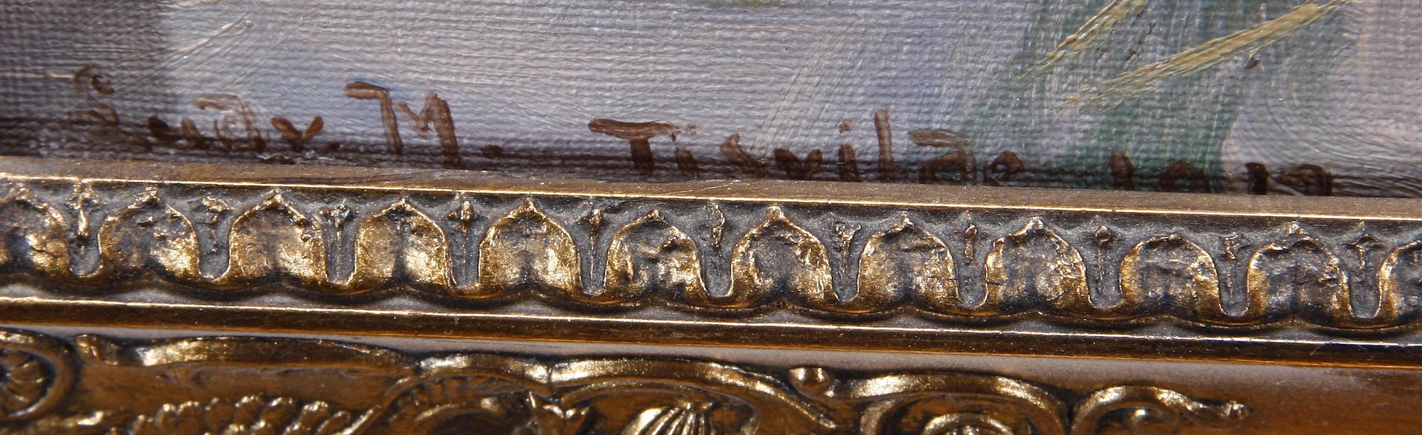 LUDVIG, MÖGELGAARD, olja på duk, sign o dat Tisvilde 1917.