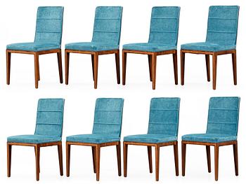 A set of eight Axel Larsson dining chairs, Albin Johansson, Wickman & Nyberg, Stockholm 1930.