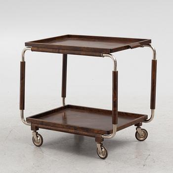 A serving trolley, 1930's.