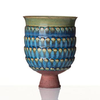 Wilhelm Kåge, a Farsta stoneware vase, Gustavsberg Studio 1950s.