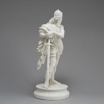 A LATE 19TH CENTURY PARIAN FIGURE, Gustafsberg.