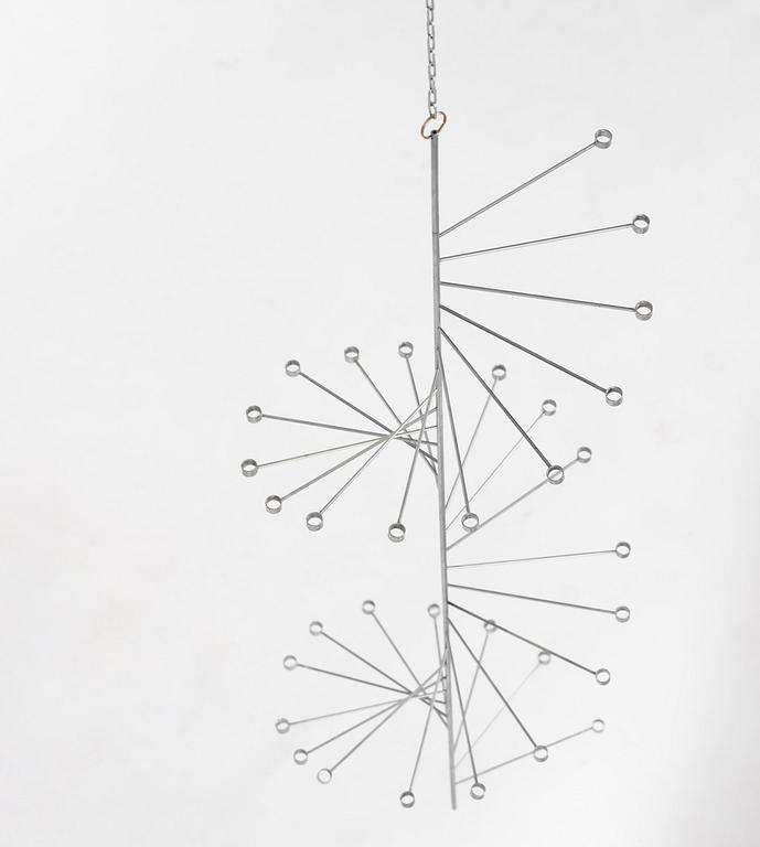 Poul Kjaerholm, ljuskrona, "PK 101", E. Kold Christensen, Danmark, 1960-tal.