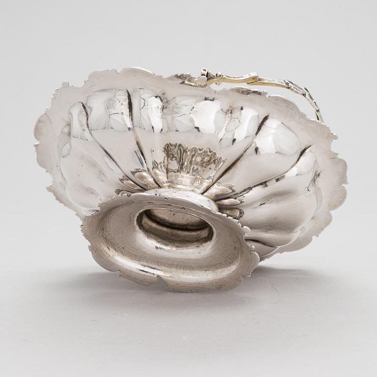 Ivan Gubkin, Konfektkorg, silver, Moskva, Ryssland 1843.