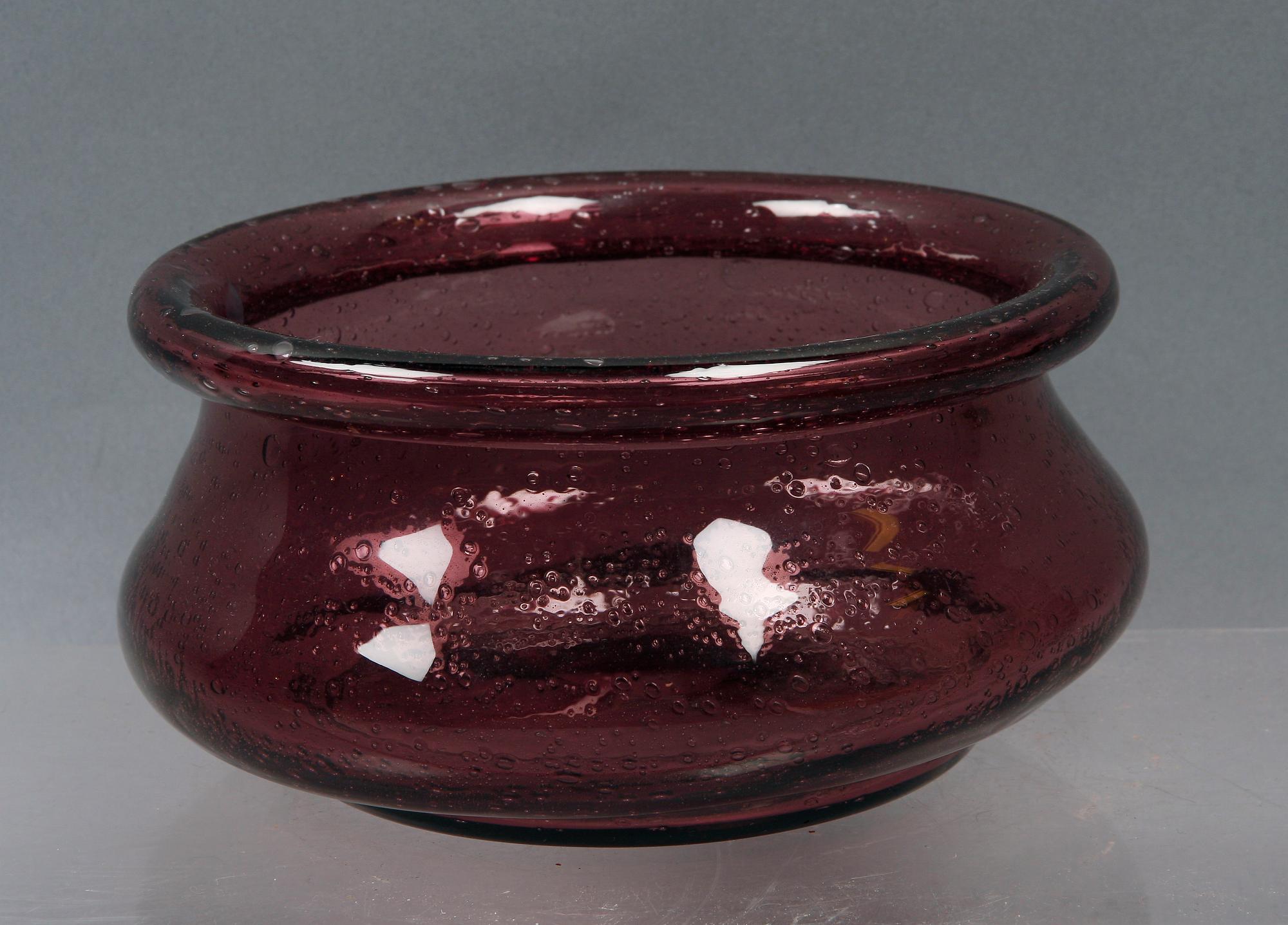 KARAFF samt SKÅL, glas. Erik Höglund, Boda.