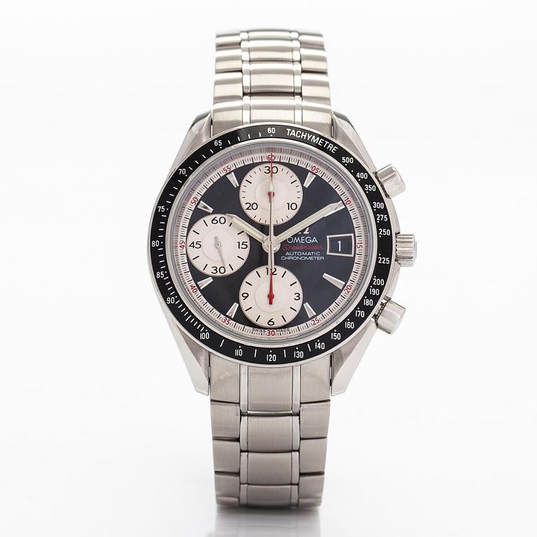 Omega, Speedmaster, Date, chronograph, wristwatch, 40 mm.