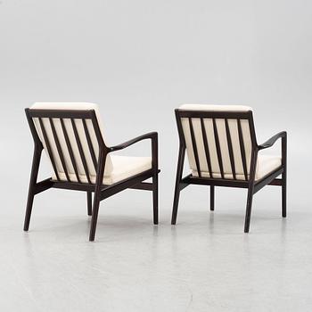 A pair of armchairs, JOC, Vetlanda, 1960's.