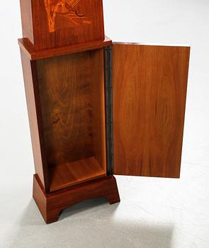 A 1940s grandfather clock, probebly by Birger Ekman for Mjölby Intarsia.