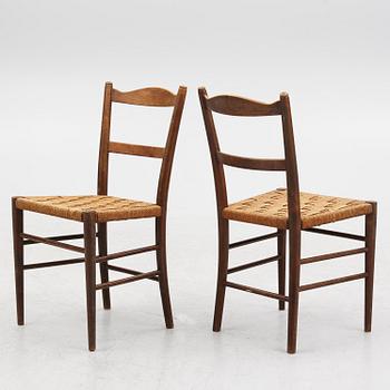 Gemla, a set of four Swedish Modern chairs, Diö, 1930s/40s.