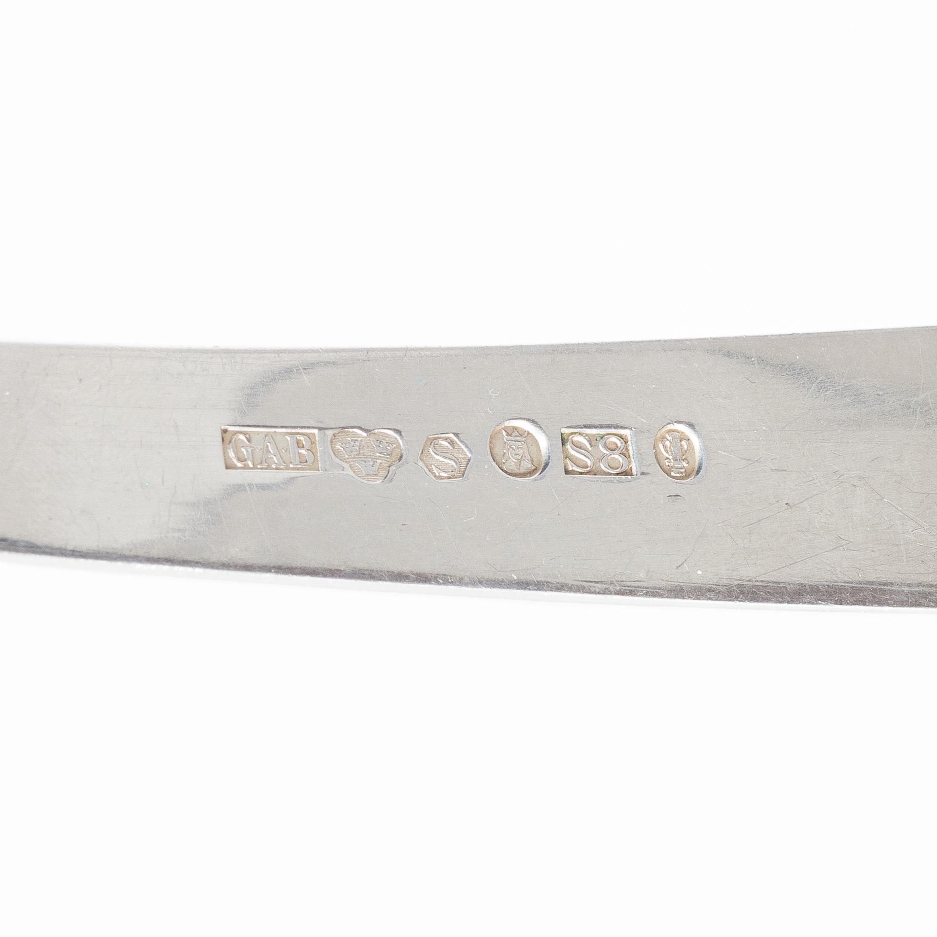 Bestickservis, 103 delar, silver, "Rosenholm", GAB, Stockholm, 1930/40-tal.