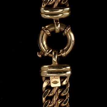 HALSKED, guld 14k, 1900-talets slut.