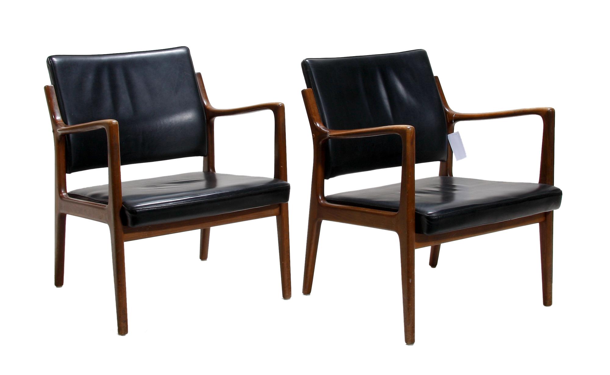 FÅTÖLJER, ett par, Karl Erik Ekselius, 1960-tal.