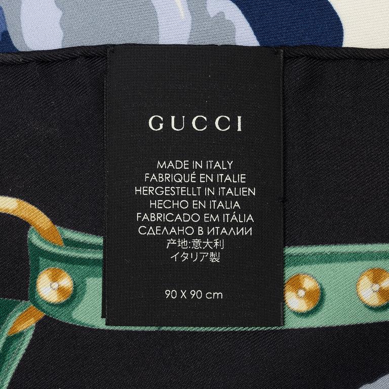 Gucci, scarf, "Oshibana".