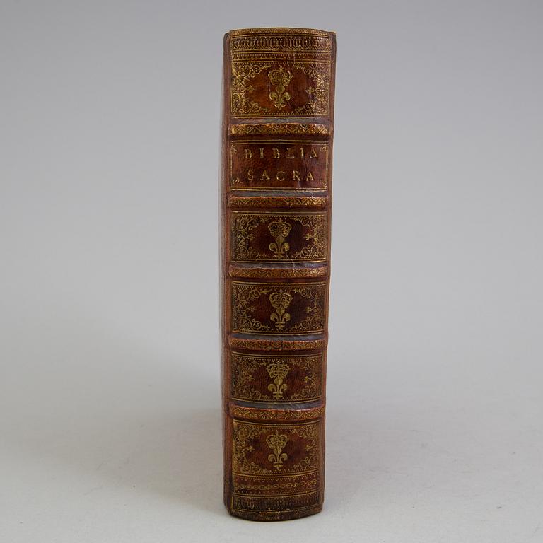 KUNGLIG BIBEL, LUDVIG XIV av Frankrike, Paris 1653.