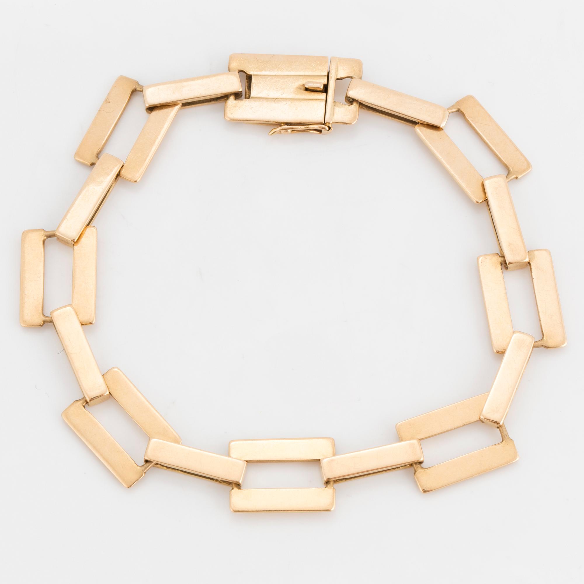 CLAËS E. GIERTTA, armband, 18K guld, Stockholm, 1962. 18K guld.