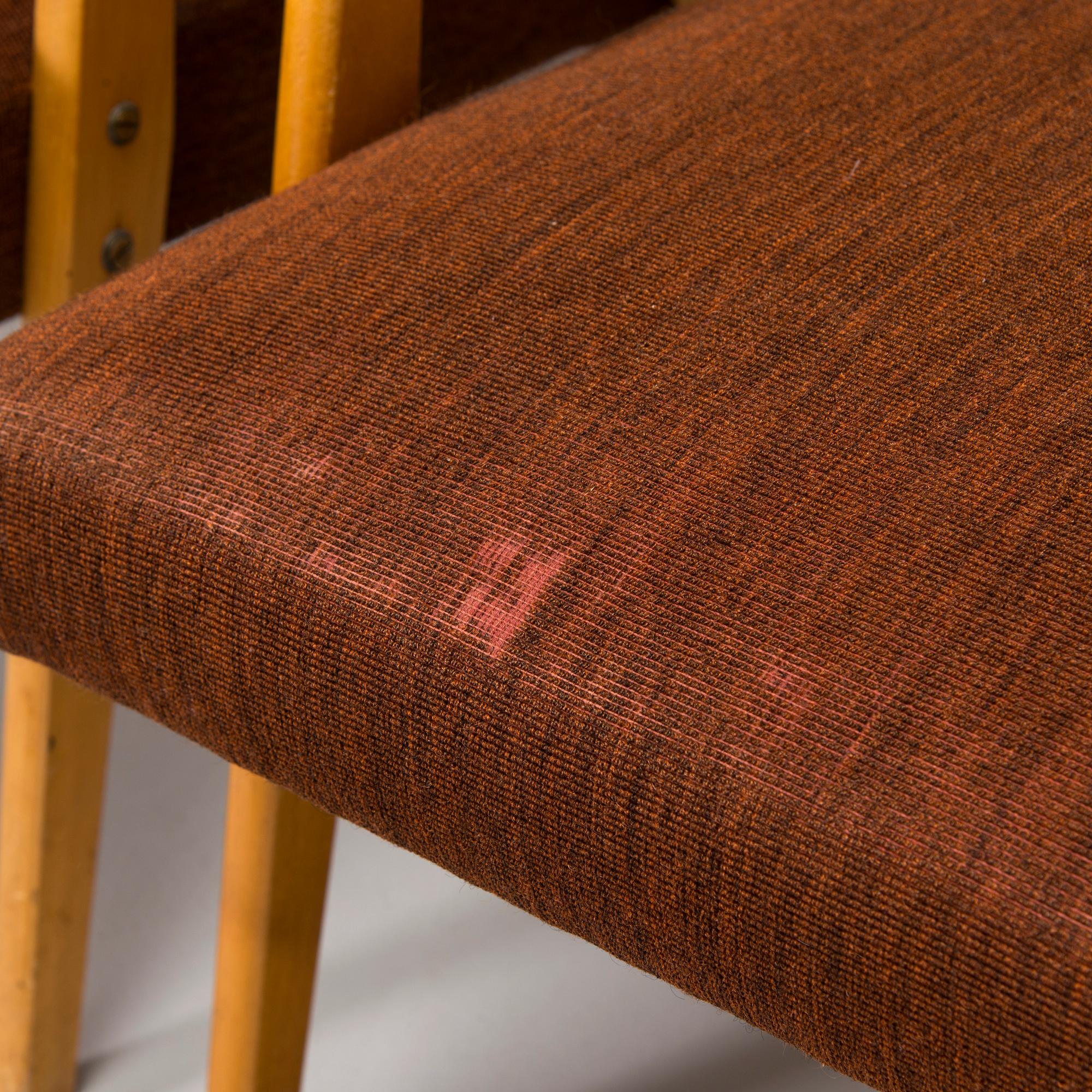 Ilmari Lappalainen, a pair of 1950s '2452' armchairs for Asko, Finland.