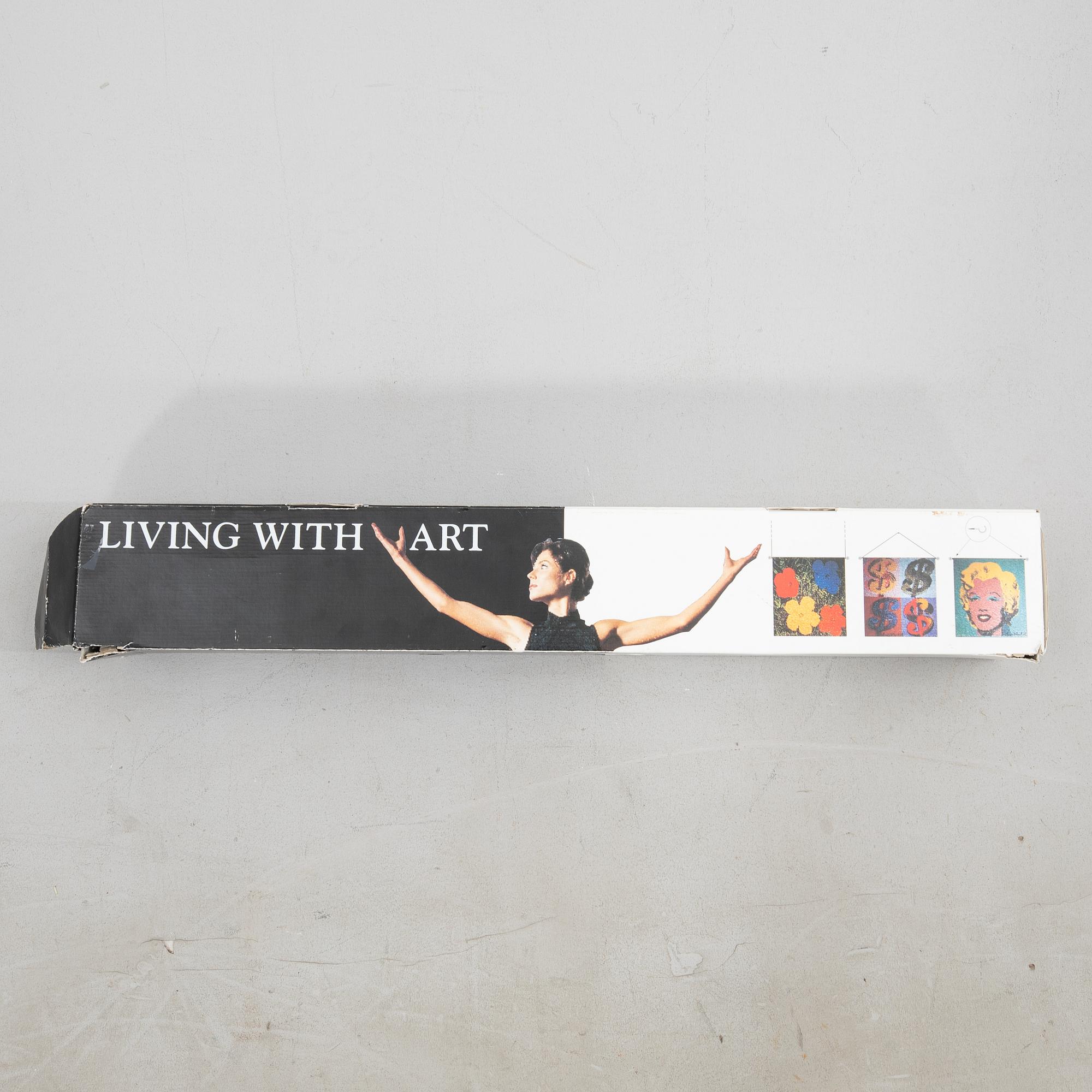 Andy Warhol, efter matta "Shot red Marilyn - 1964" tuftad Ege Danmark.