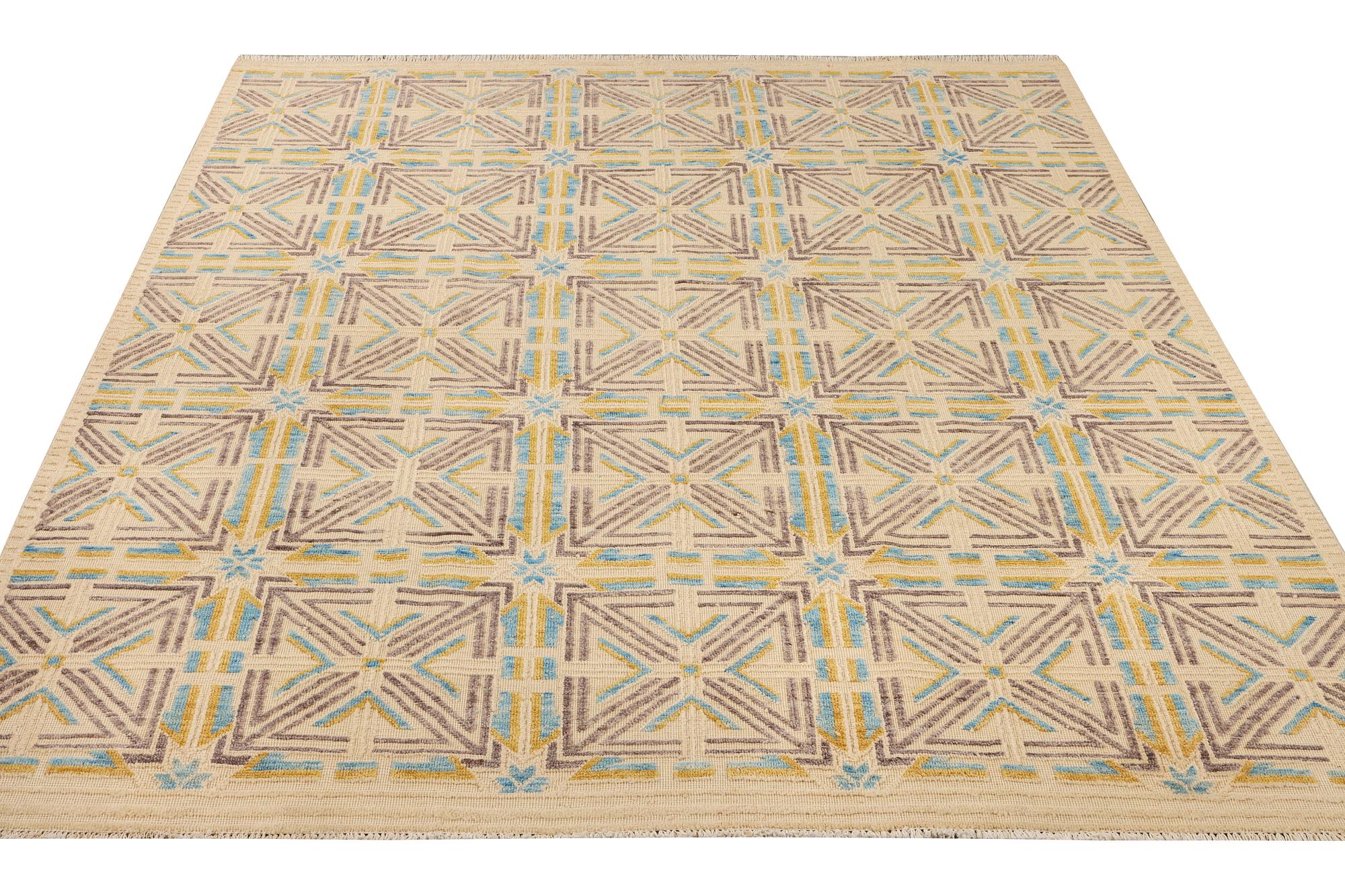 Matta, Marocko, modern design, ca 287 x 253 cm.