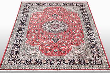 Matta, Täbriz, part silk, 60 Raj, ca 288 x 200 cm.