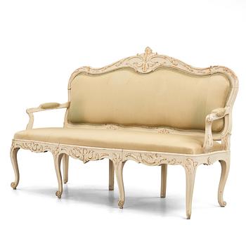 50. A Swedish Rococo 18th century sofa.